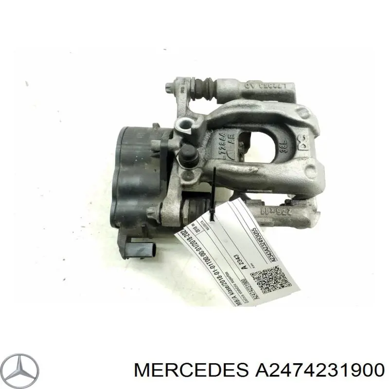 A2474231900 Mercedes Zacisk hamulcowy tylny lewy