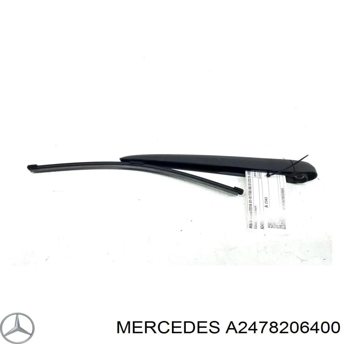 A2478206400 Mercedes Ramię wycieraczki szyby tylnej