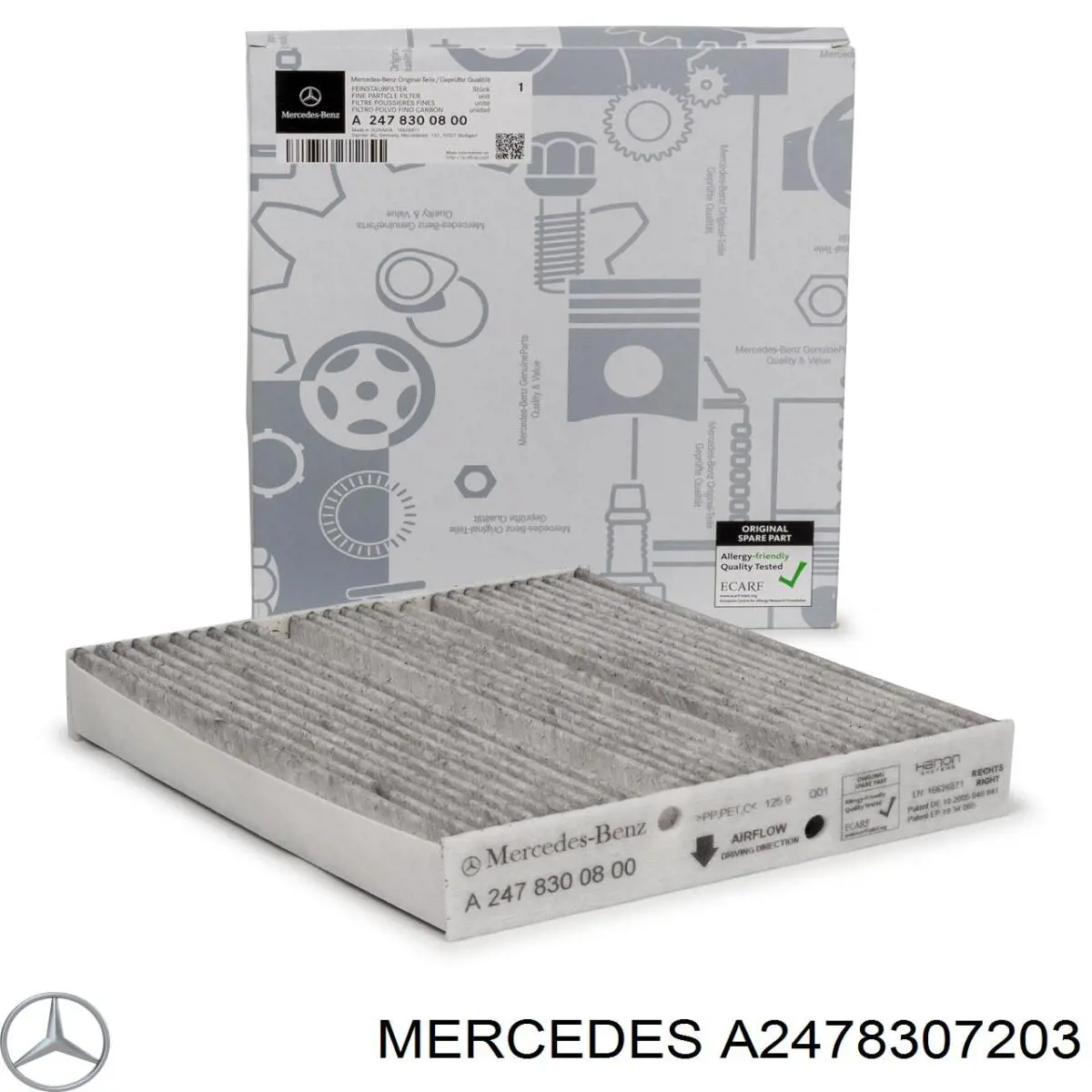 Filtr kabiny Mercedes A2478300604 cena, od 22,77 USD