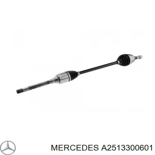 Półoś napędowa przednia prawa Mercedes A2513300601 cena, od 155,24 USD