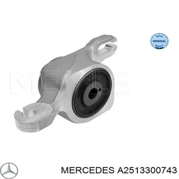 Do koszyka A2513300743 Mercedes Silentblock przedniego wahacza dolnego