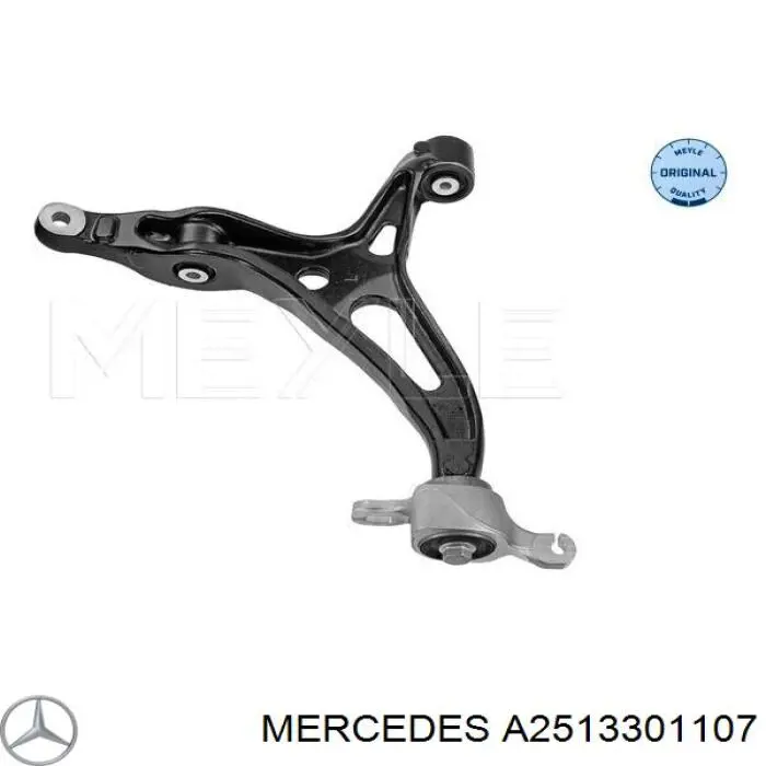 Wahacz zawieszenia przedniego dolny lewy Mercedes A2513301107 cena, od 125,99 USD
