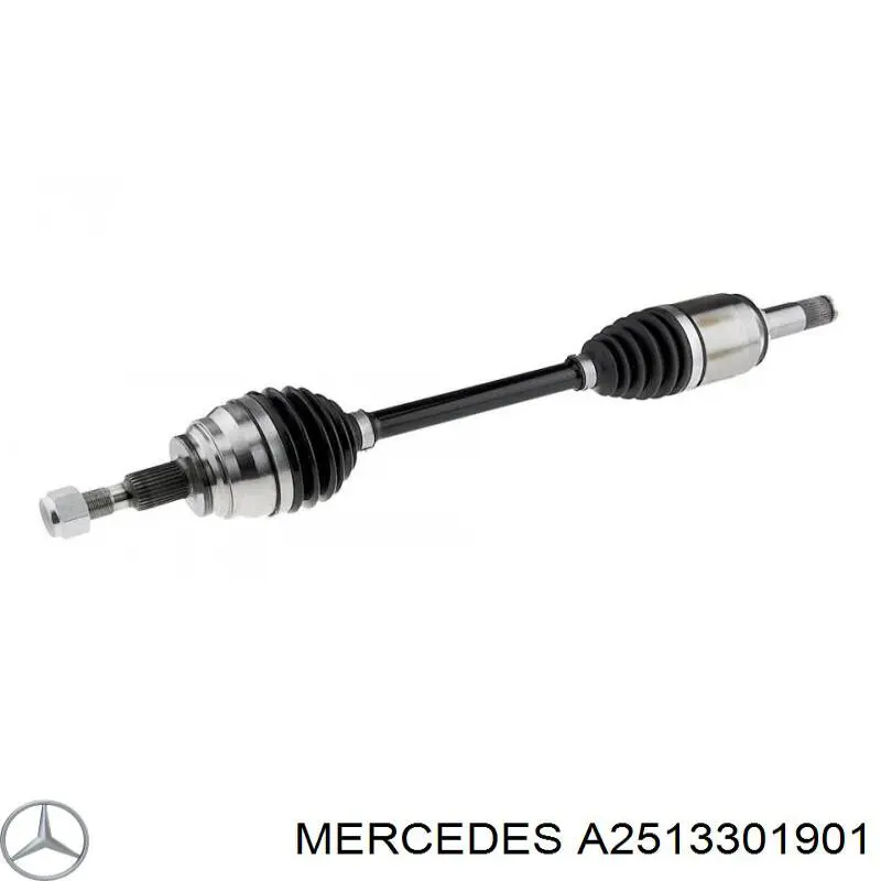 Półoś napędowa przednia lewa Mercedes A2513301701 cena, od 128,02 USD