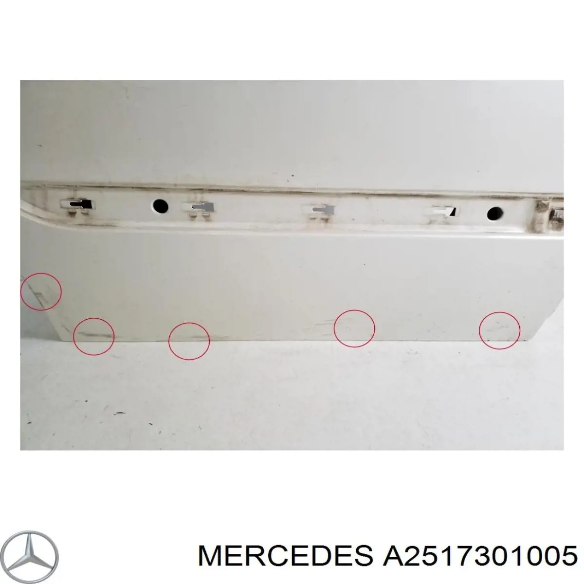 Drzwi tylne prawe Mercedes R SUV (W251) (2005 - 2017) cena, od 391,11 USD