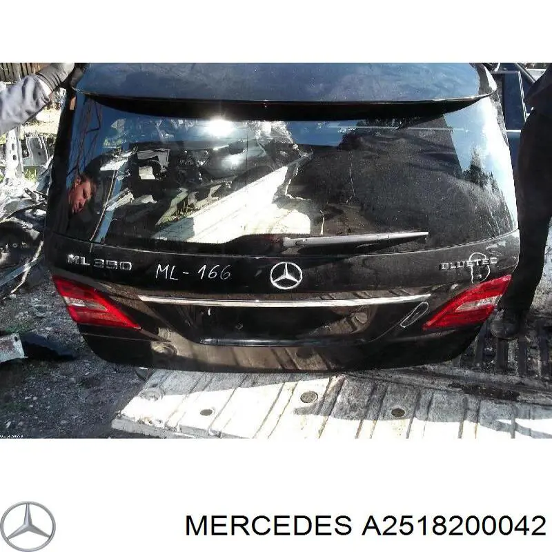 Do koszyka A2518200042 Mercedes Silniczek wycieraczki tylnej szyby