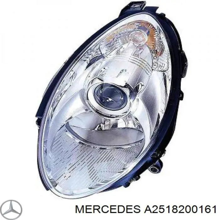 A2518200161 Mercedes Reflektor lewy