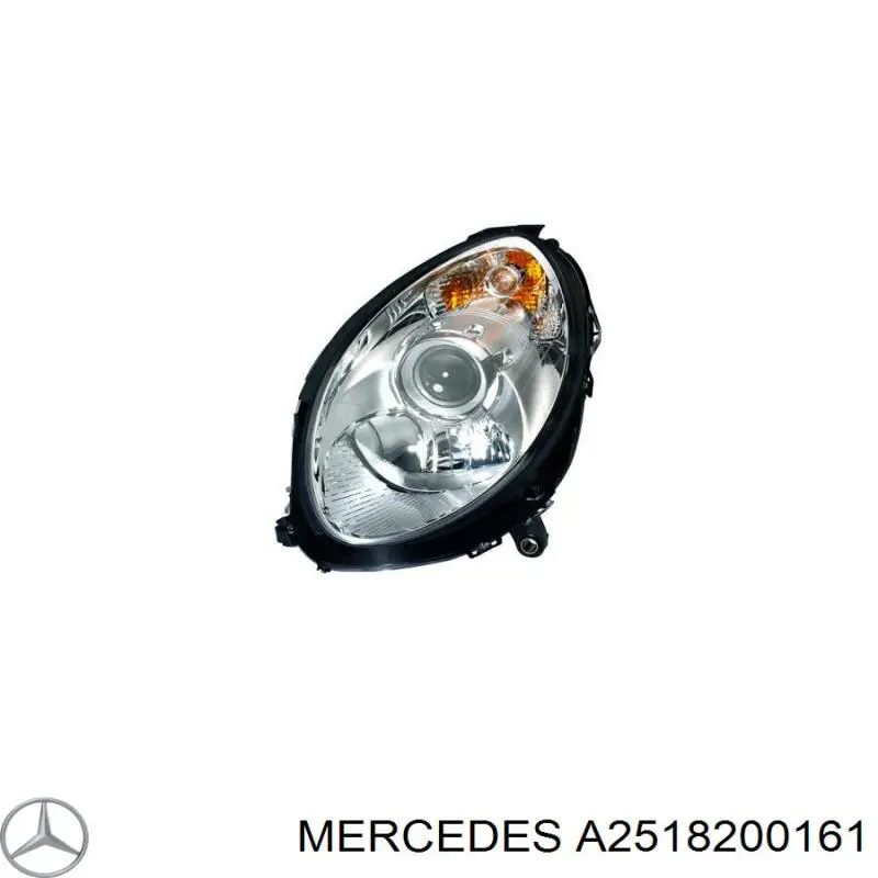 Reflektor lewy Mercedes A2518200161 cena, od 298,17 USD