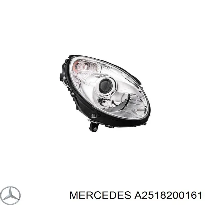 Do koszyka A2518200161 Mercedes Reflektor lewy