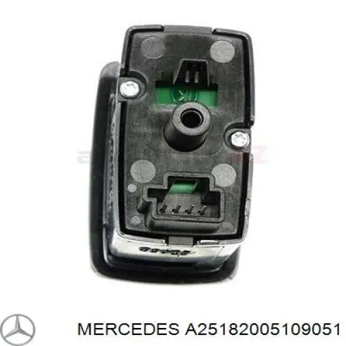 A25182005109051 Mercedes Panel przyciskowy sterowania podnośnikiem szyby przedni prawy
