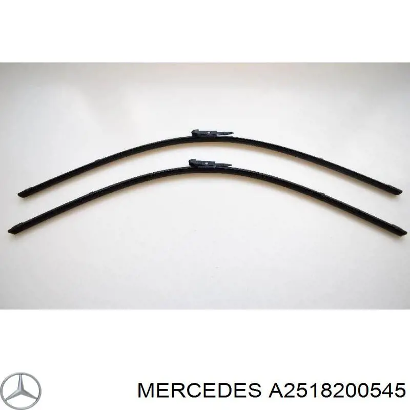 Pióro wycieraczki szyby przedniej, zestaw (2 szt.) A2518200545 Mercedes