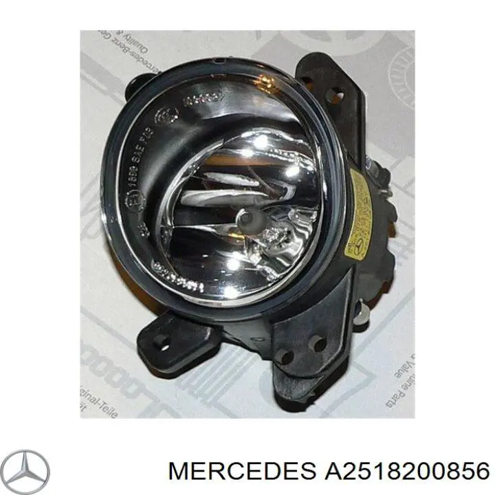 A2518200856 Mercedes lampa przeciwmgielna prawa