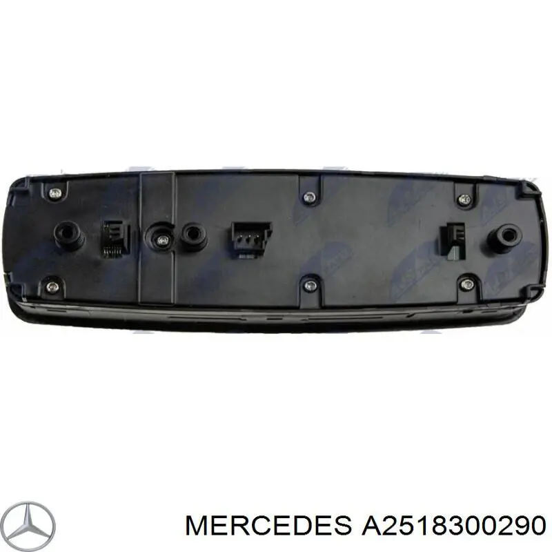 Panel przyciskowy sterowania podnośnikiem szyby przedni lewy Mercedes A2518300290 cena, od 84,02 USD