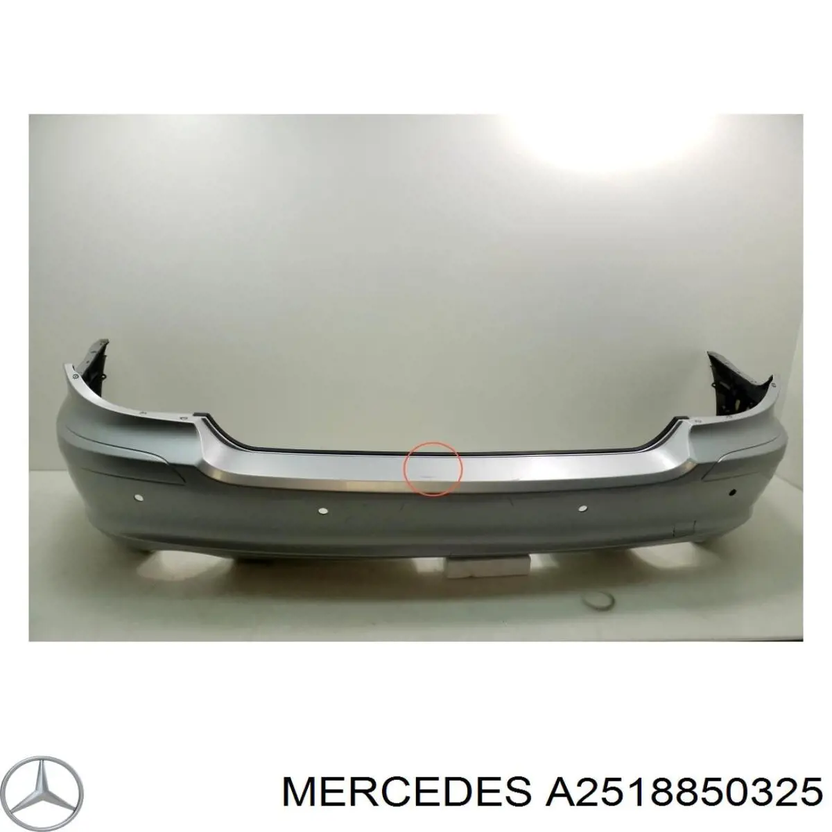 A2518850325 Mercedes Zderzak tylny