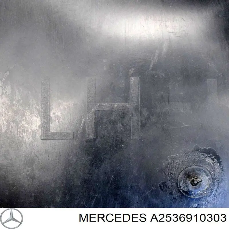 Do koszyka A2536910303 Mercedes Nadkole błotnika przedniego lewe tylne