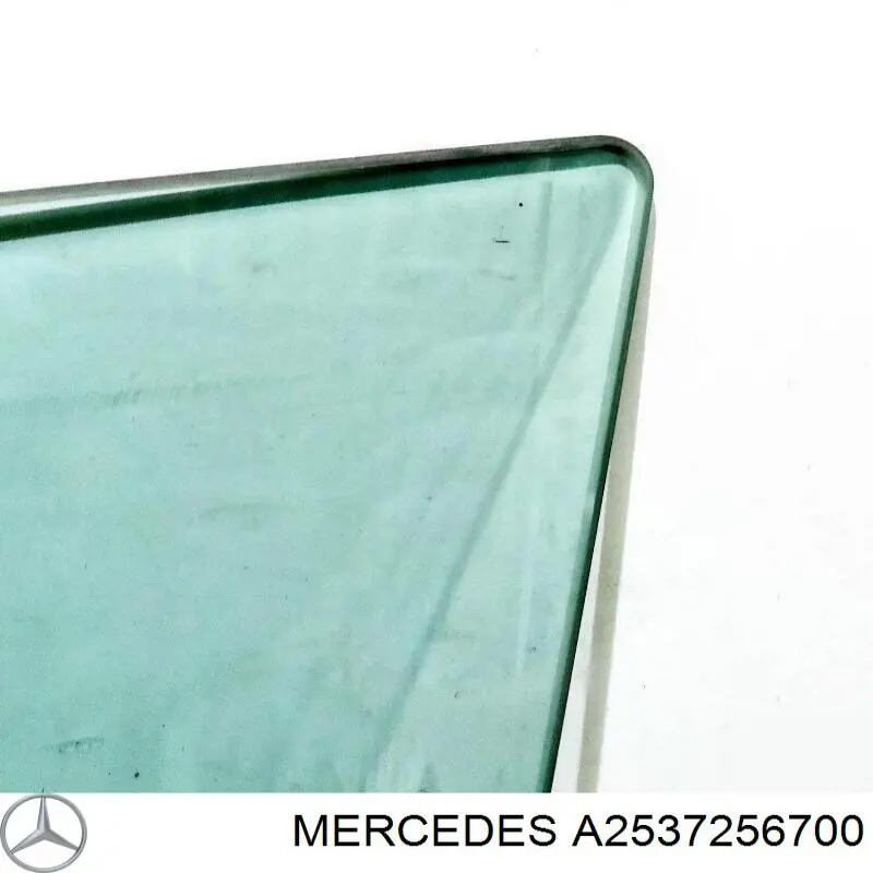 A2537256700 Mercedes Szyba drzwi lewych przednich
