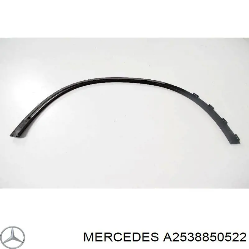 A2538850522 Mercedes Poszerzenie (nakładka) reperaturki błotnika przedniego prawy