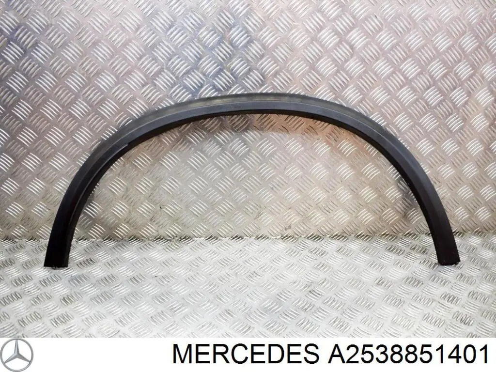 A2538851401 Mercedes Poszerzenie (nakładka) reperaturki tylnego błotnika prawy
