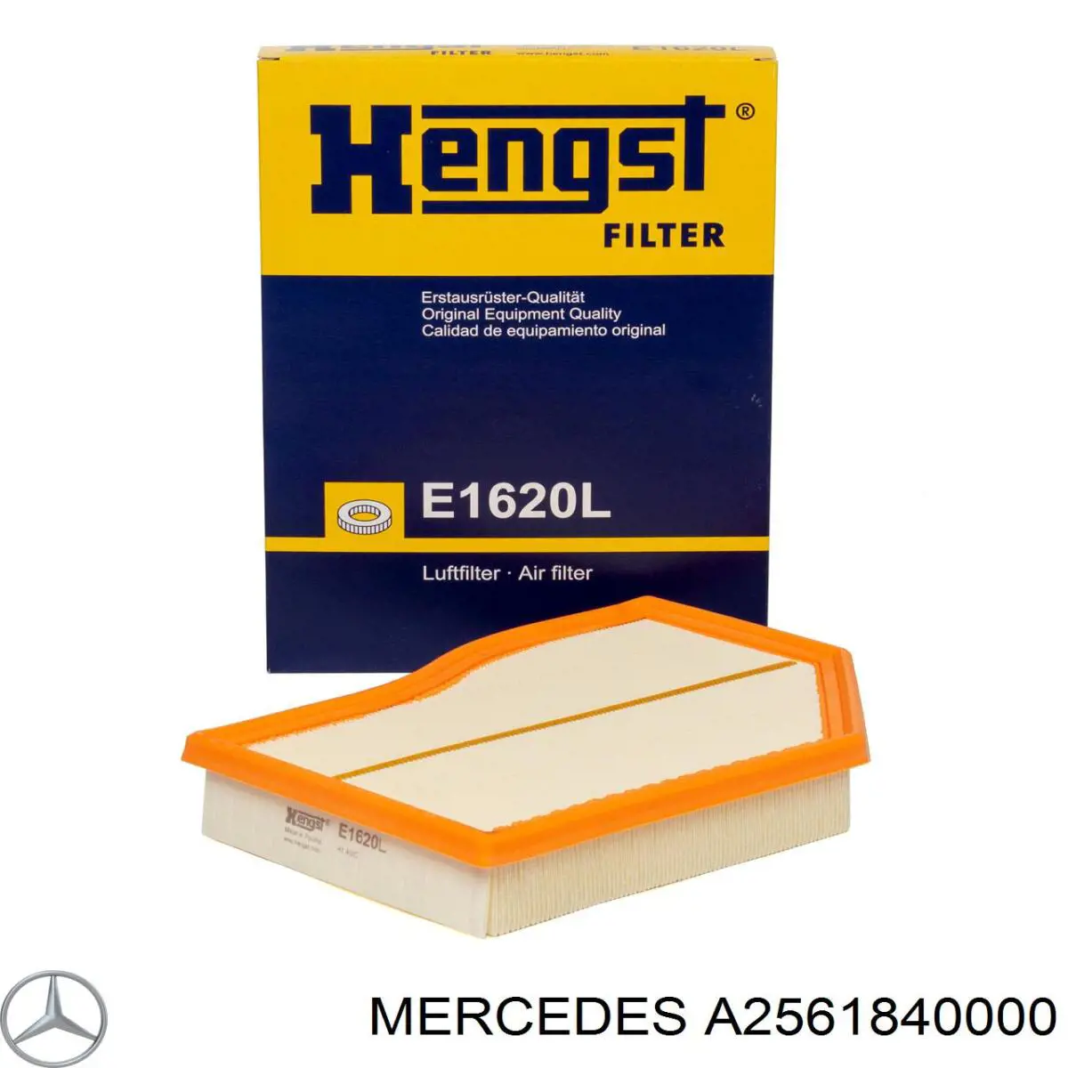 Do koszyka A2561840000 Mercedes Filtr oleju