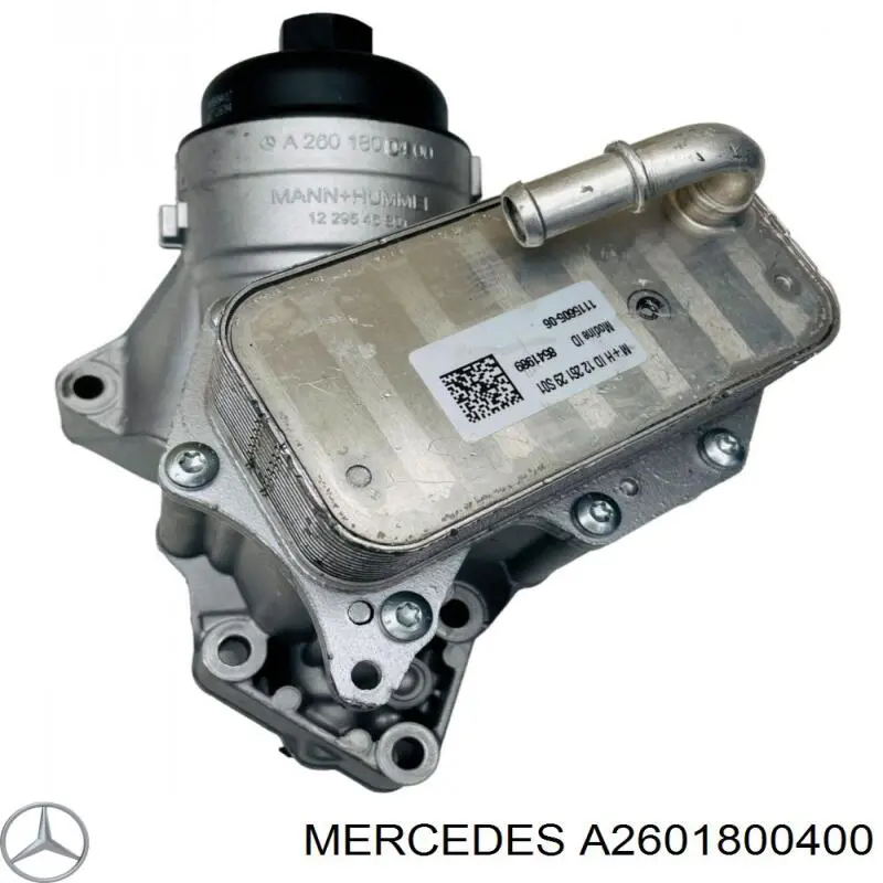 Obudowa filtra oleju Mercedes A2601800400 cena, od 32,57 USD
