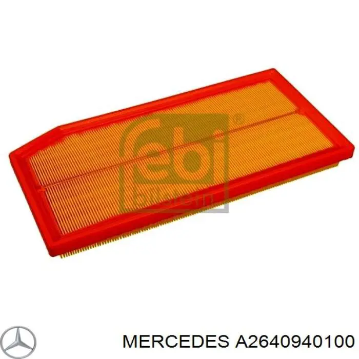 Do koszyka A2640940100 Mercedes Filtr powietrza
