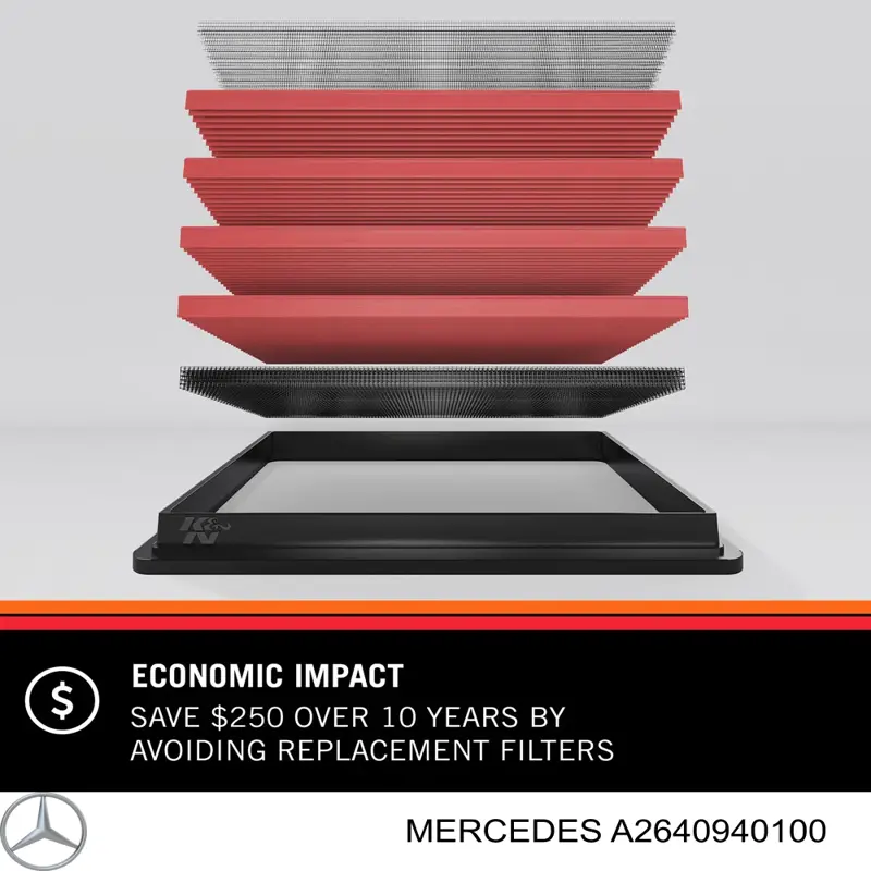 A2640940100 Mercedes Filtr powietrza