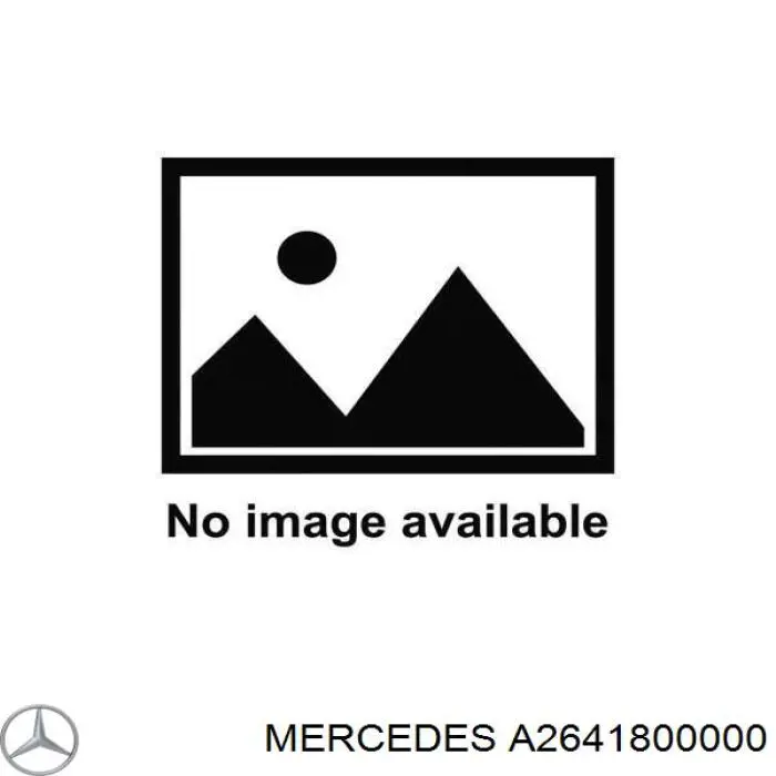 A2641800000 Mercedes Pompa podciśnienia