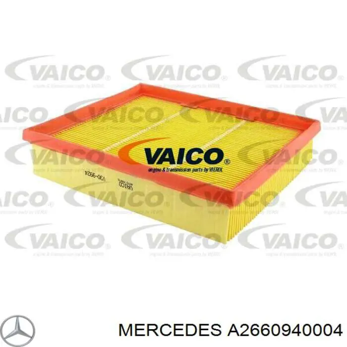 A2660940004 Mercedes Filtr powietrza