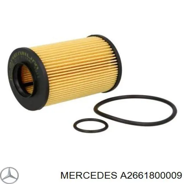 Filtr oleju Mercedes A2661800009 cena, od 7,82 USD