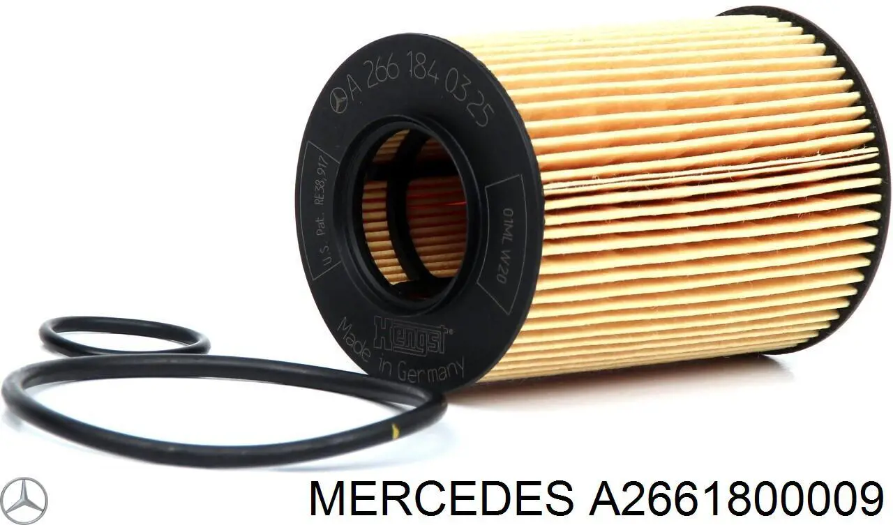 Do koszyka A2661800009 Mercedes Filtr oleju