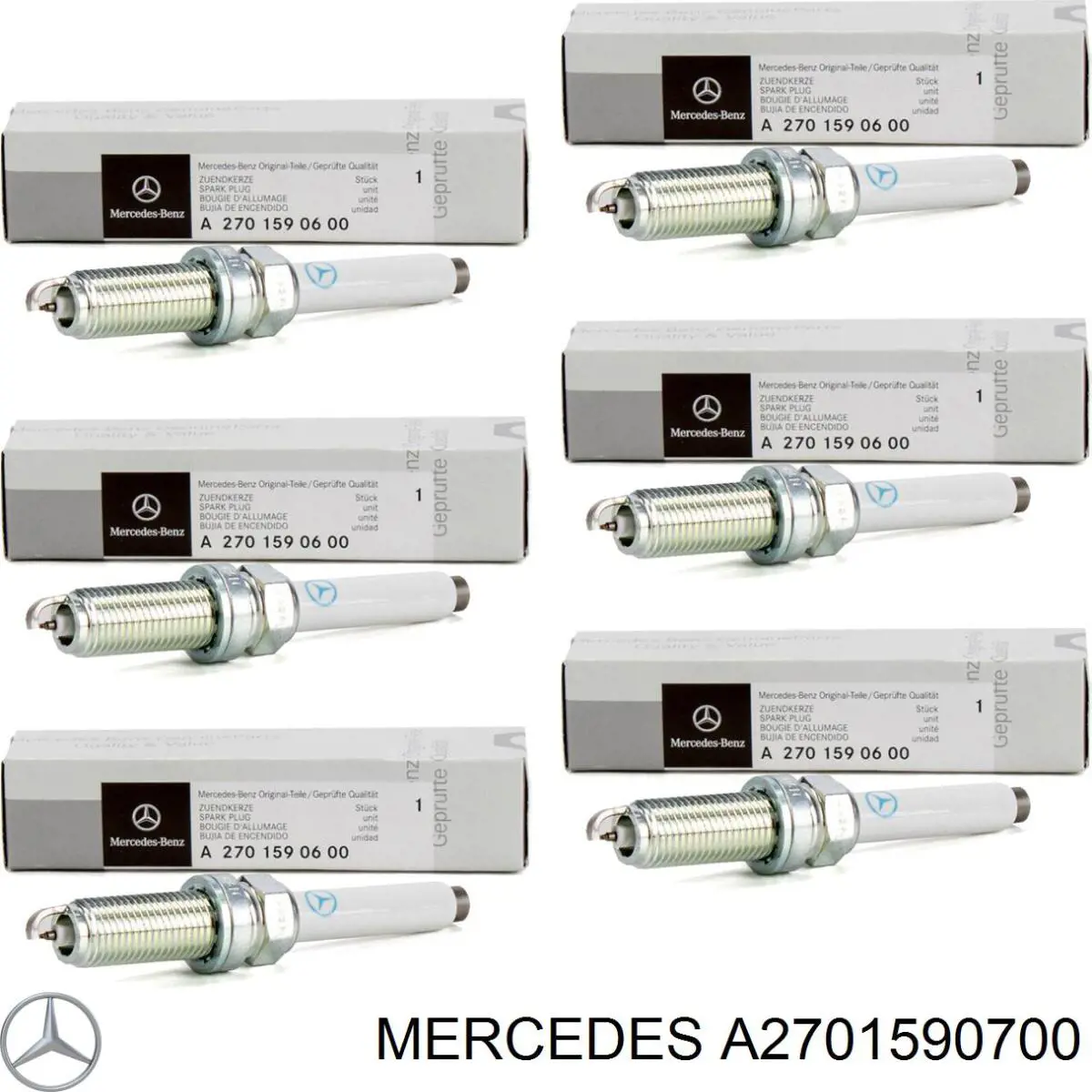 Do koszyka A2701590700 Mercedes Świeca zapłonowa