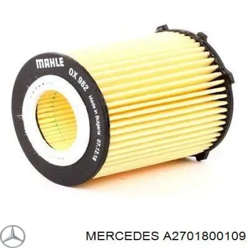 Do koszyka A2701800109 Mercedes Filtr oleju