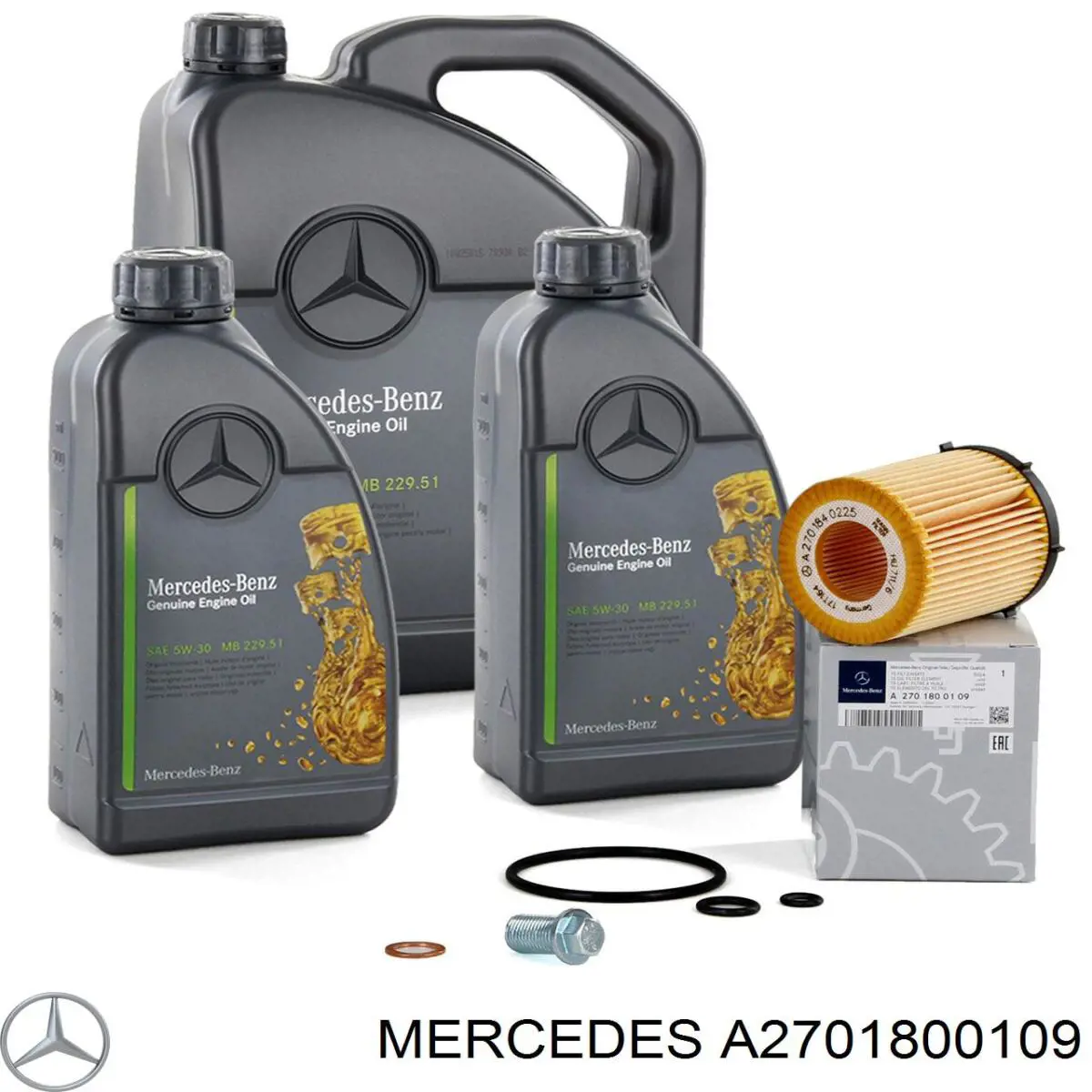 A2701800109 Mercedes Filtr oleju