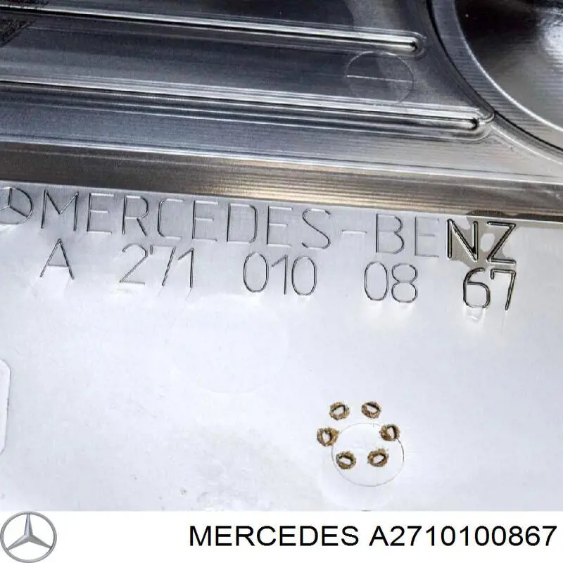 A2710100867 Mercedes Pokrywa silnika dekoracyjna