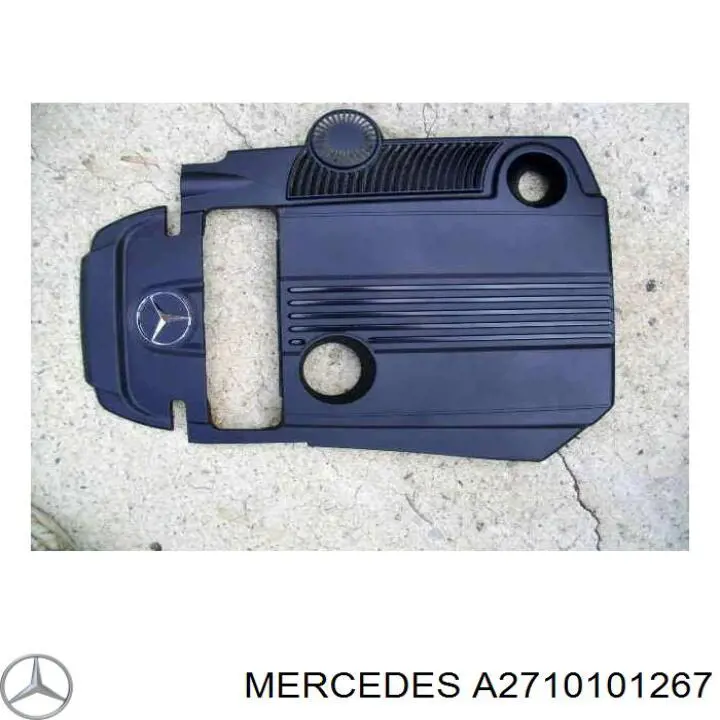 Do koszyka Pokrywa silnika dekoracyjna Mercedes E  W212