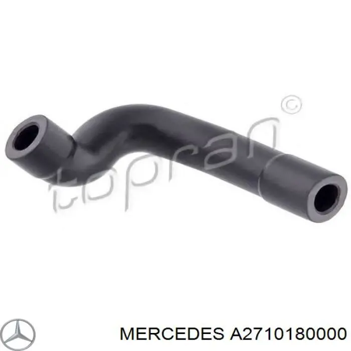 A2710180000 Mercedes Króciec wentylacji kadłuba (separatora oleju)
