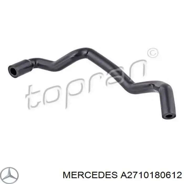 Króciec wentylacji kadłuba (separatora oleju) Mercedes A2710180612 cena, od 76,80 USD