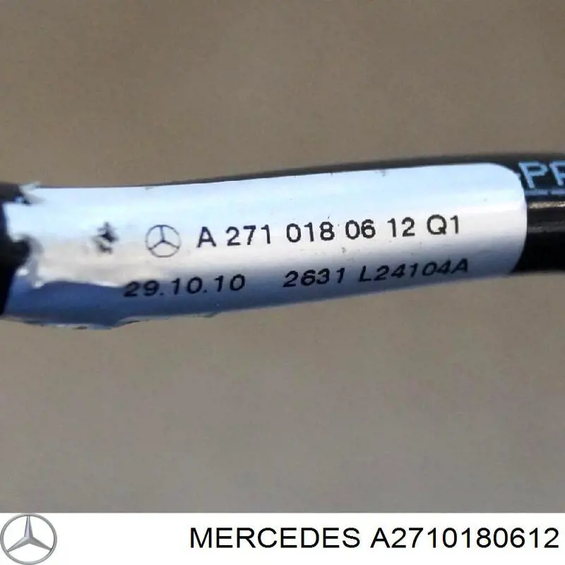 Króciec wentylacji kadłuba (separatora oleju) Mercedes A2710180612 cena, od 79,29 USD