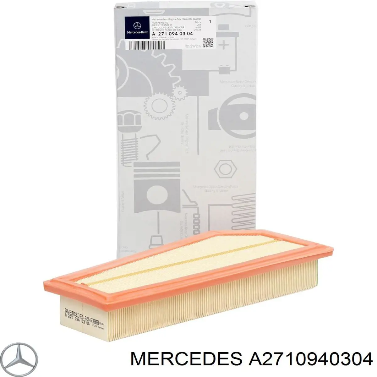 A2710940304 Mercedes Filtr powietrza