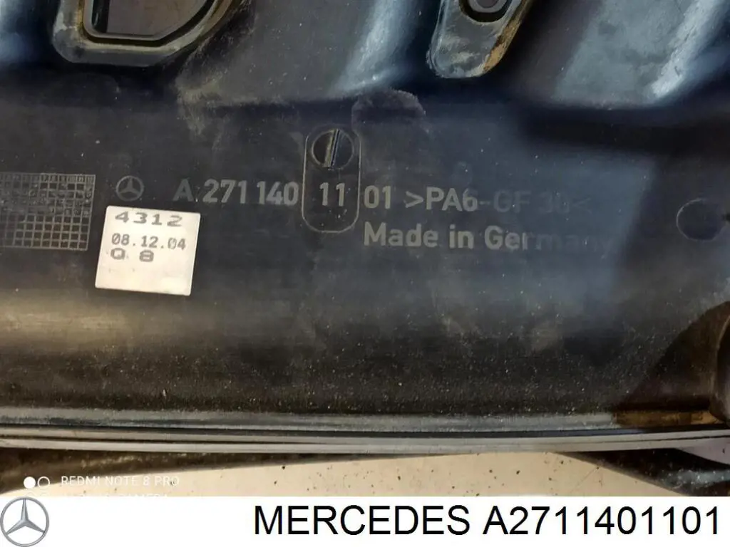 Do koszyka A2711401101 Mercedes Kolektor ssący