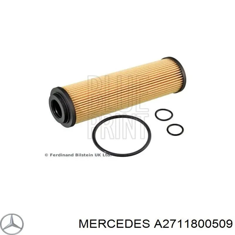 Filtr oleju Mercedes A2711800509 cena, od 9,99 USD