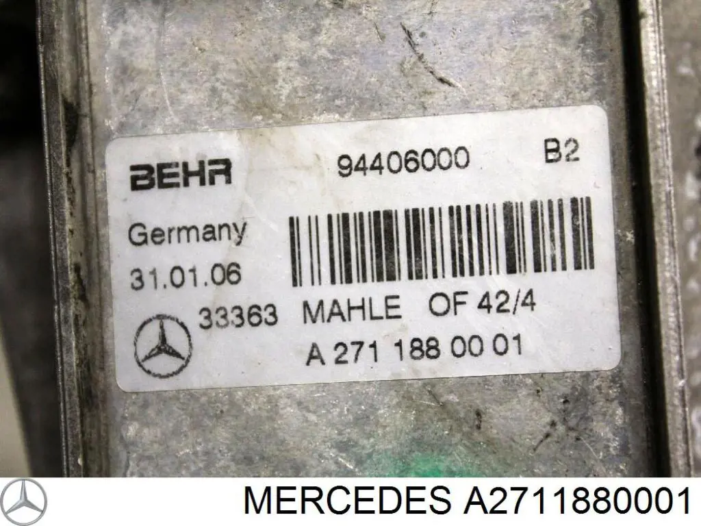Obudowa filtra oleju Mercedes A2711880001 cena, od 78,32 USD