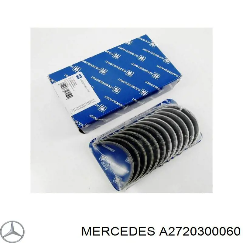 Panewki korbowodowe wału korbowego, zestaw, standardowe (STD) Mercedes A2720300060 cena, od 21,08 USD
