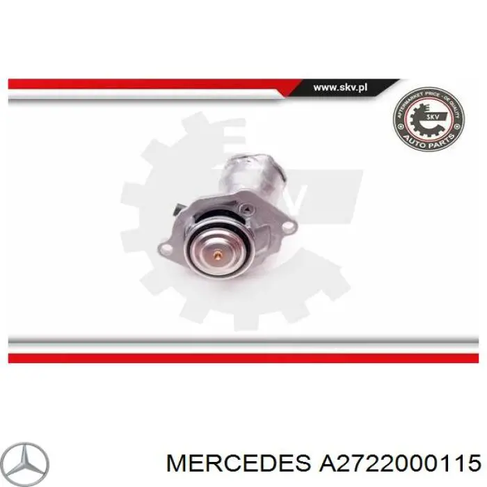 Do koszyka A2722000115 Mercedes Termostat