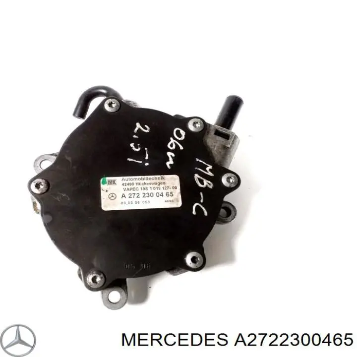 Pompa podciśnienia Mercedes A2722300465 cena, od 174,02 USD