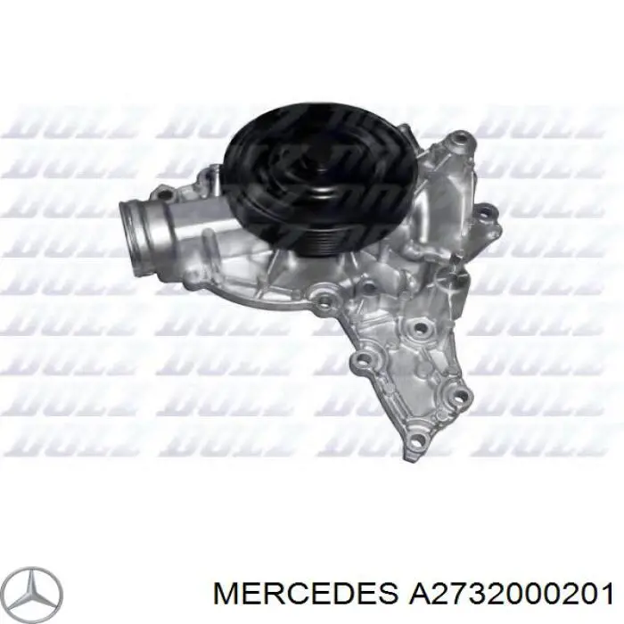 Pompa chłodząca wodna Mercedes A2732000201 cena, od 113,22 USD