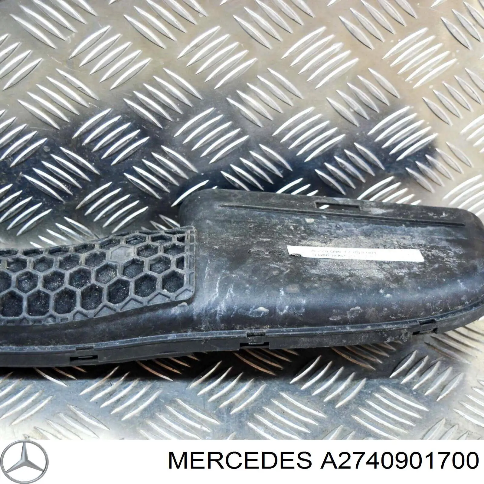 A2740901700 Mercedes wlot powietrza do filtra powietrza