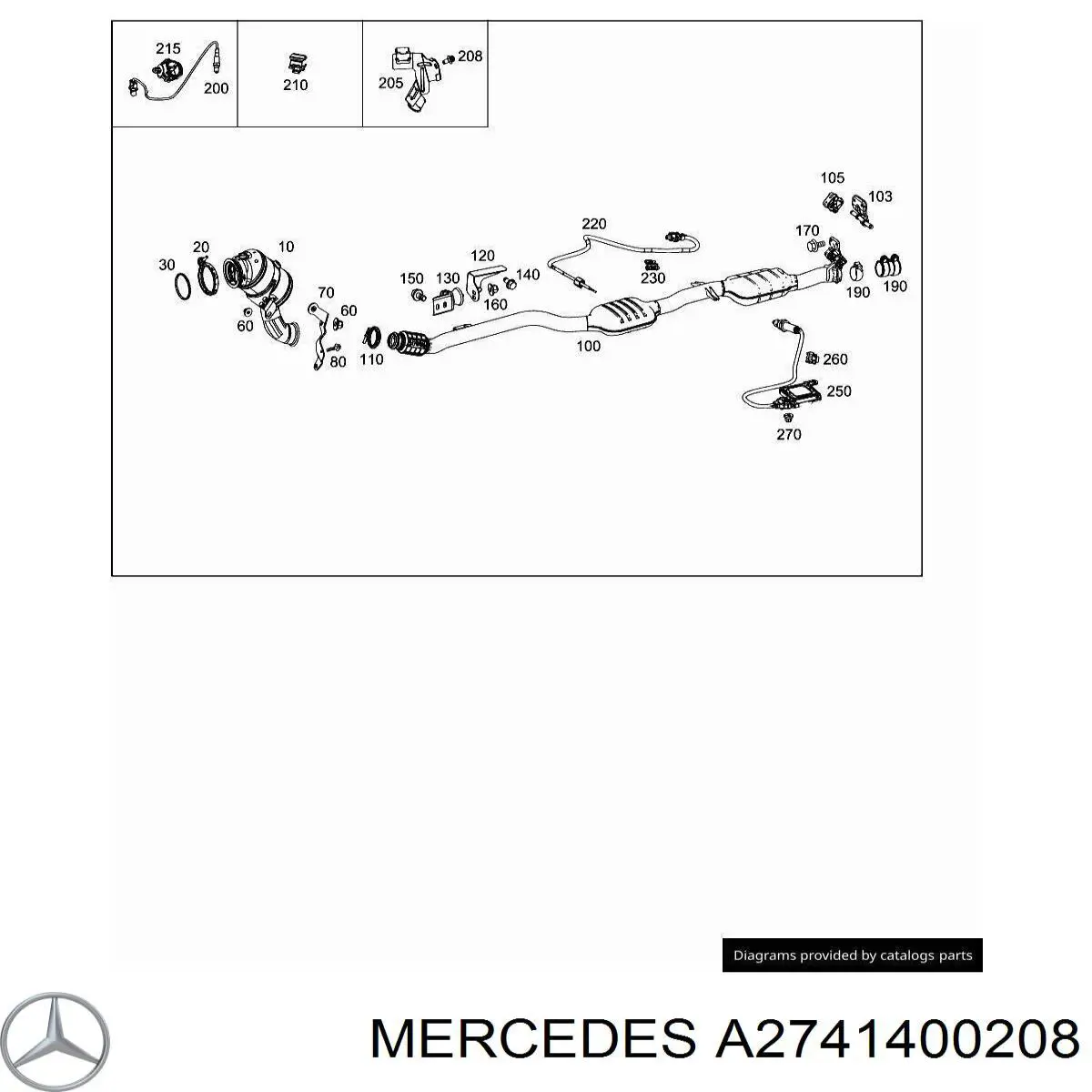  Konwerter-katalizator Mercedes E 