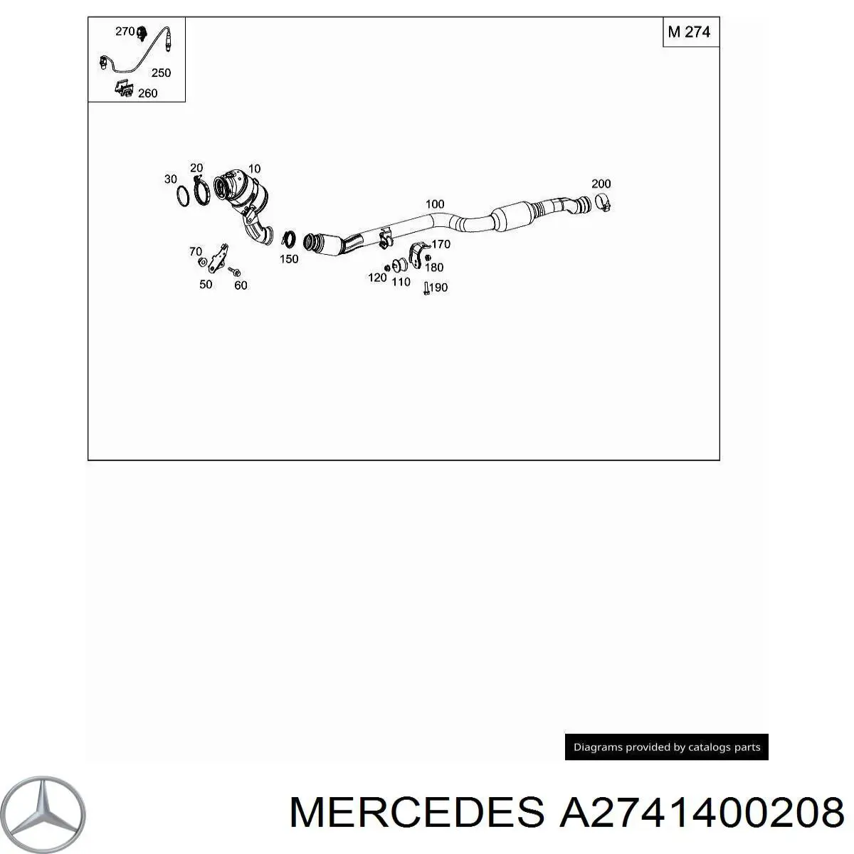 Do koszyka Konwerter-katalizator Mercedes E  W213