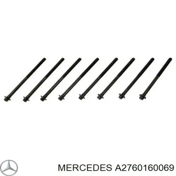 Śruba głowicy cylindrów Mercedes 2720160269 cena, od 24,65 USD