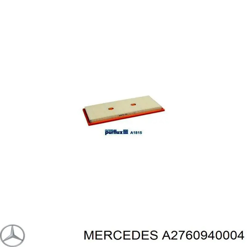 A2760940004 Mercedes Filtr powietrza